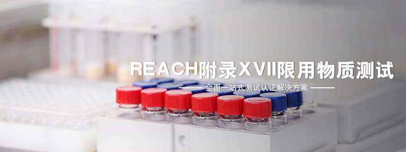 REACH附录XVII限用物质测试